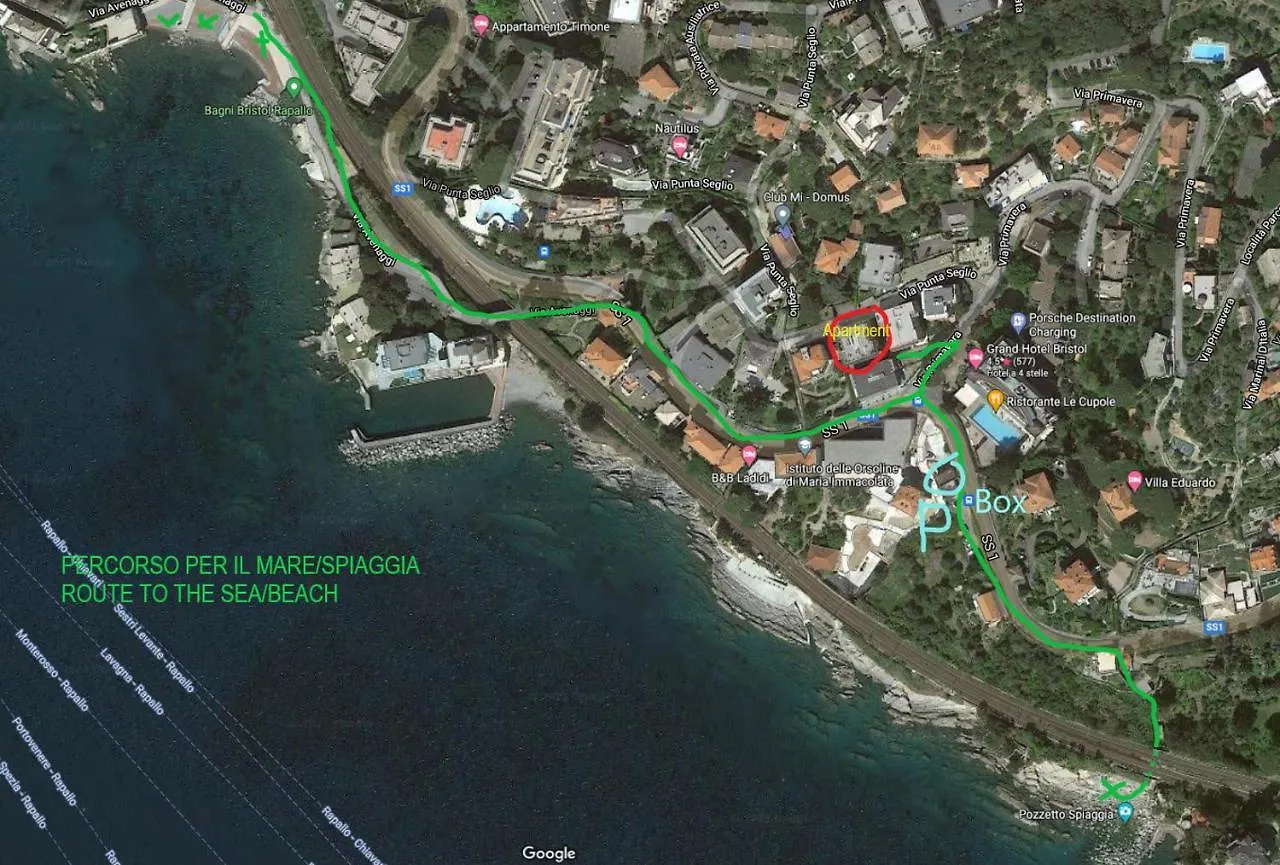 Apartment Casaviva - Casa Primavera A Rapallo Con Terrazza Vista Mare Esclusiva